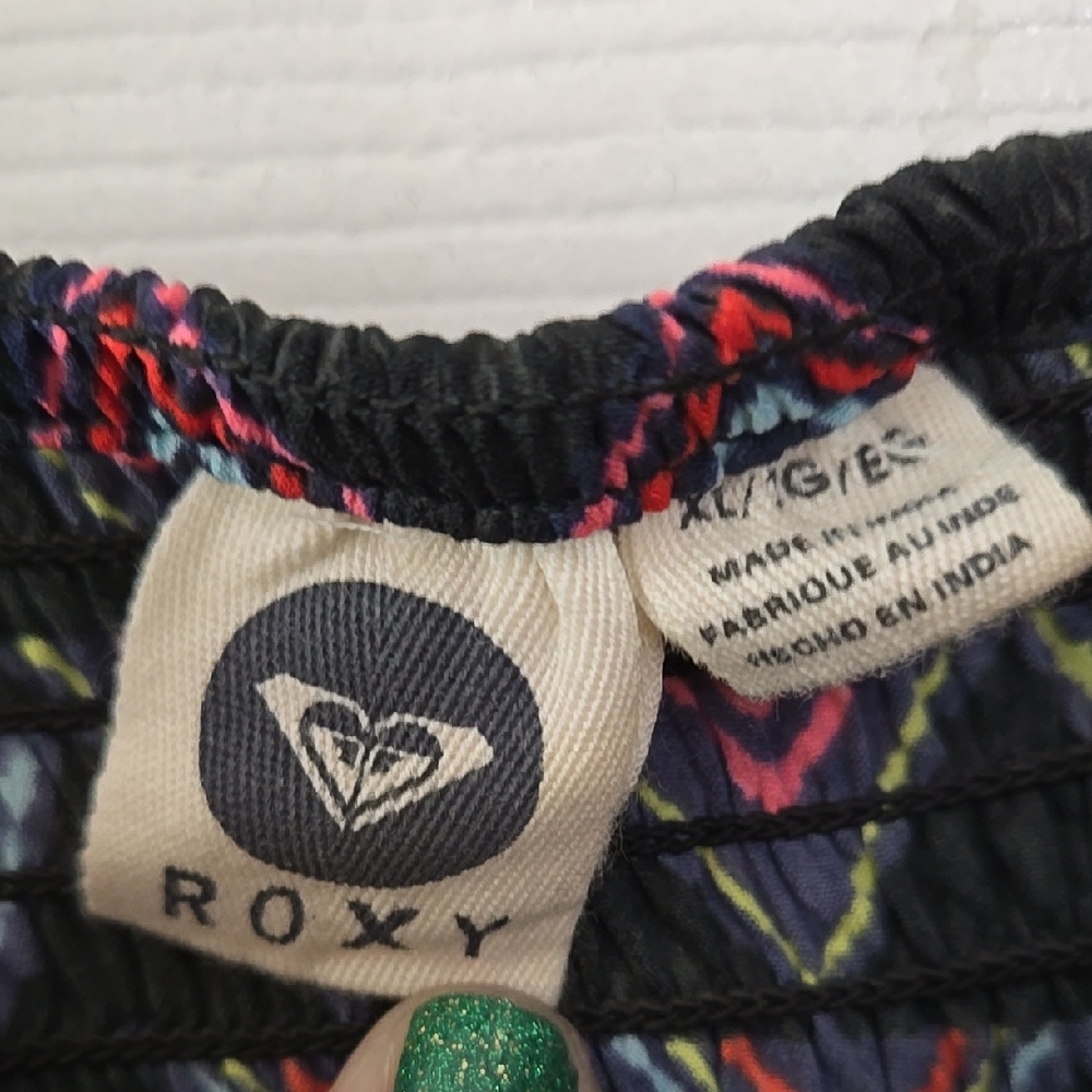 Roxy Multicolor Geometric Pattern Dress - Picture 3 of 5
